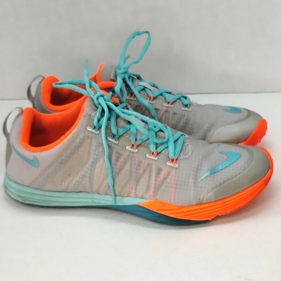 Nike Womens Lunar Cross Element size 10 653528-004 Gray Running Shoes Sneakers - Picture 5 of 13